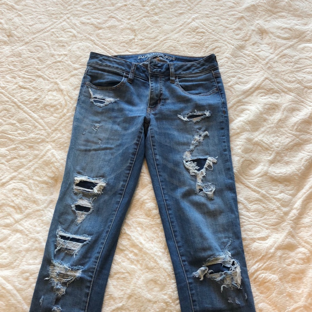 American Eagle size 6 extra long jeggings